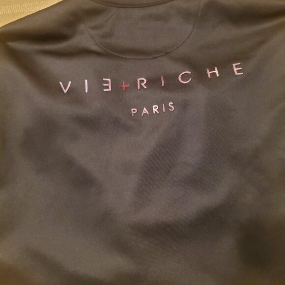 Vie + Riche Paris Mens Crewneck Long-Sleeve/multi color t-shirt/ Size XL - Picture 5 of 6